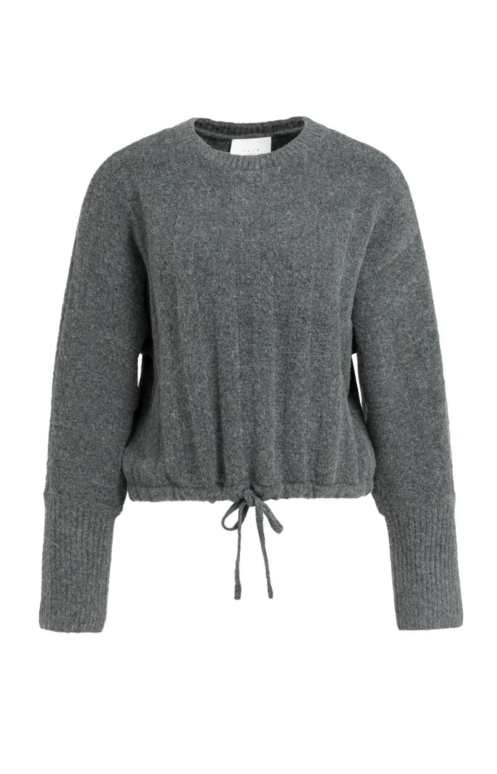 Pull ample à ourlet ajustable