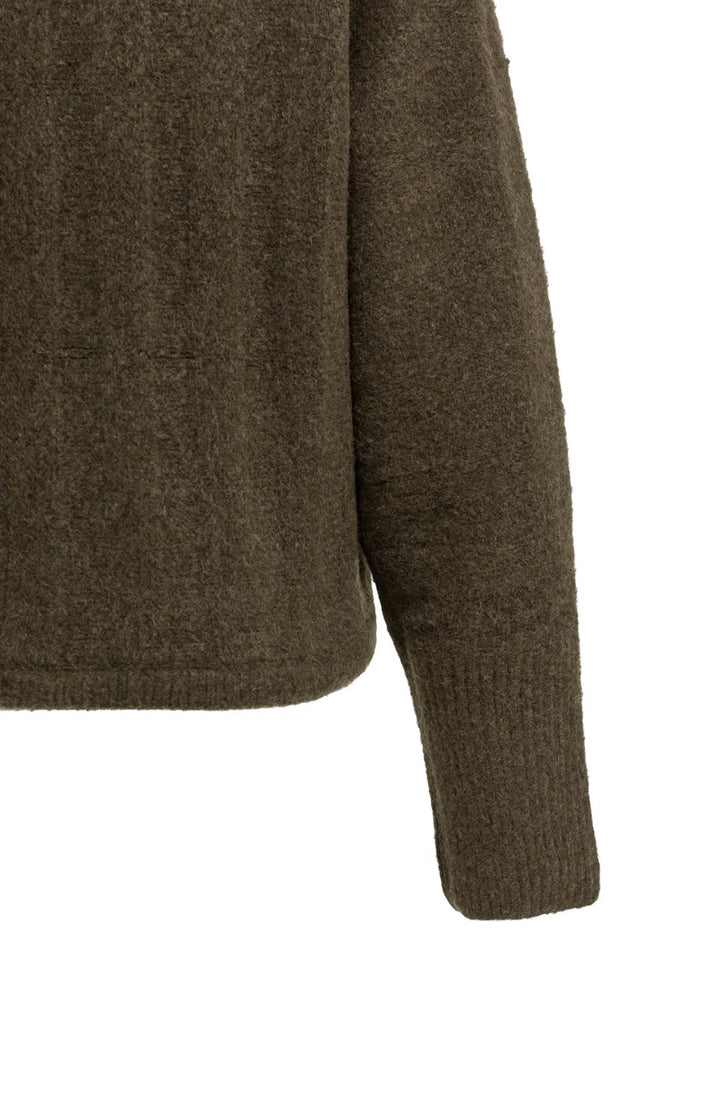 Pull ample à ourlet ajustable