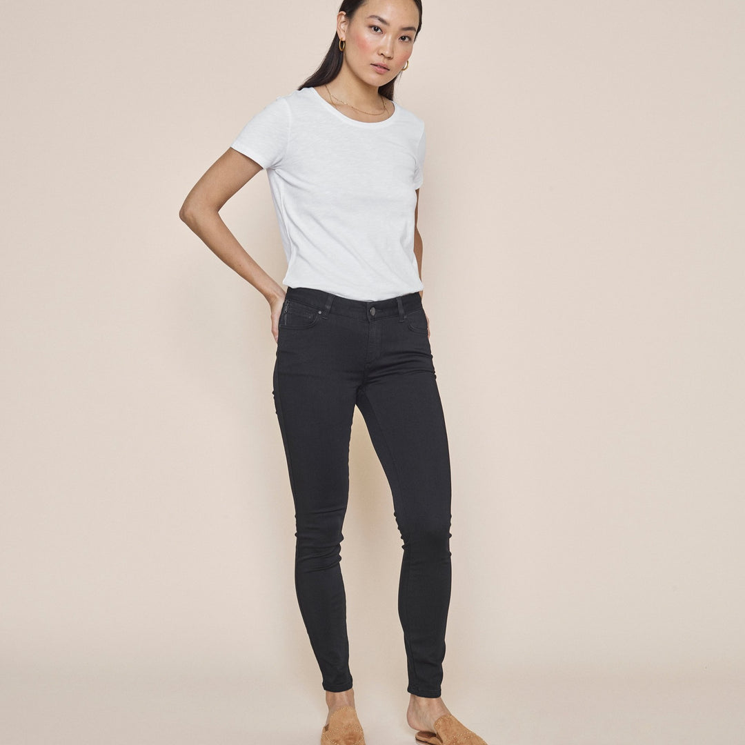 Jeans noir soyeux