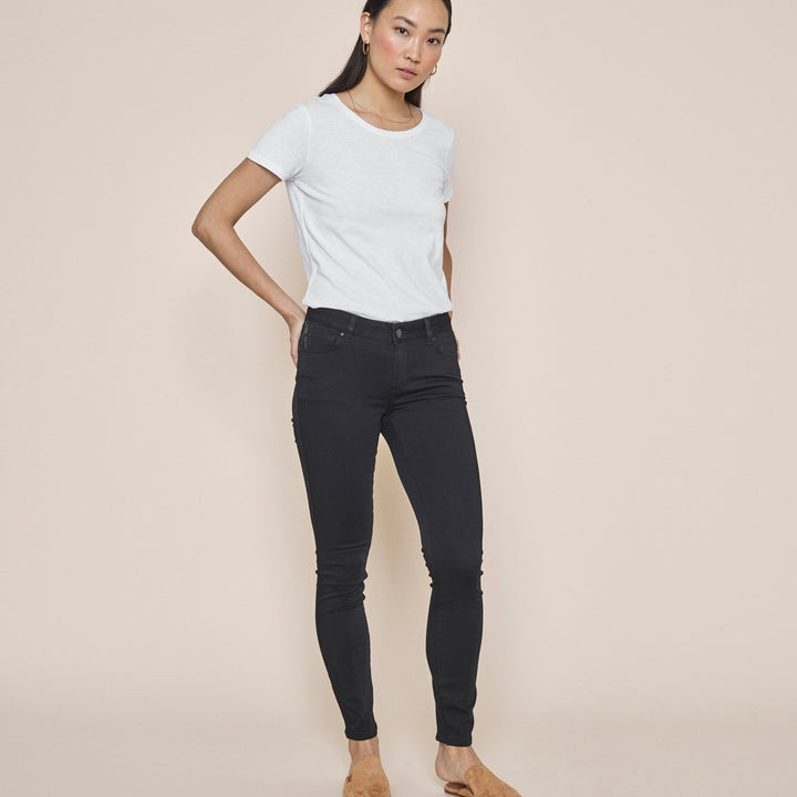 Jeans noir soyeux