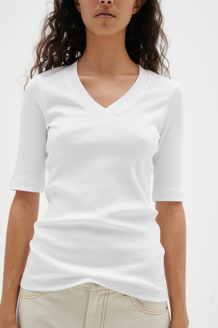 T-shirt élégance col V Dagna