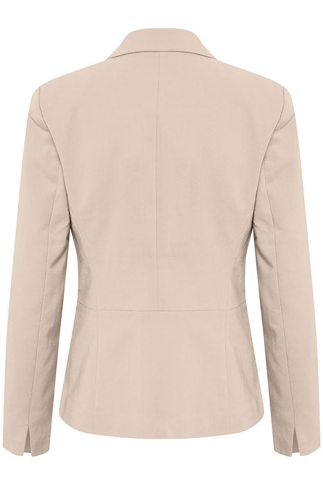 Veston ajusté sable blond court Zella