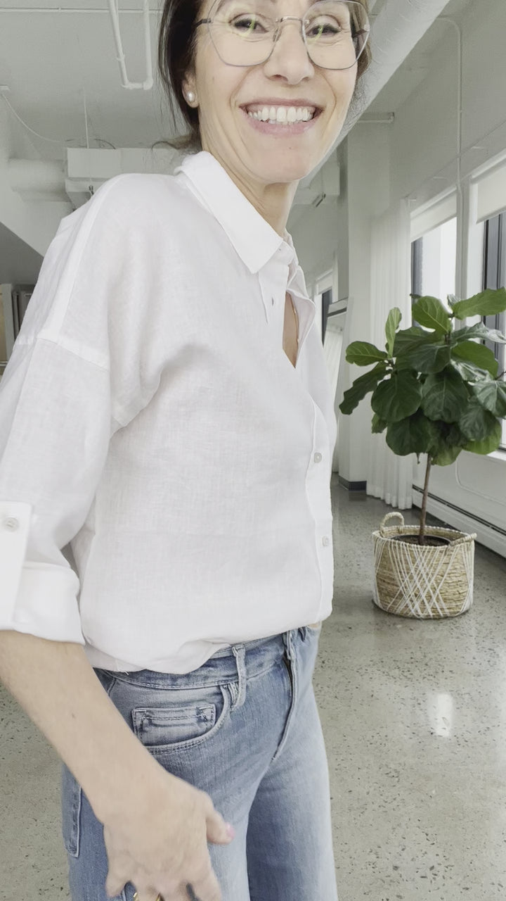 Jeans 7/8 crop light Palazzo