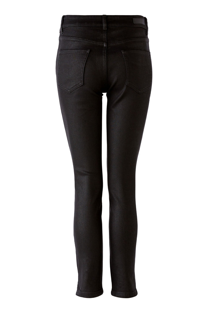 Jeans super stretch noir lustré