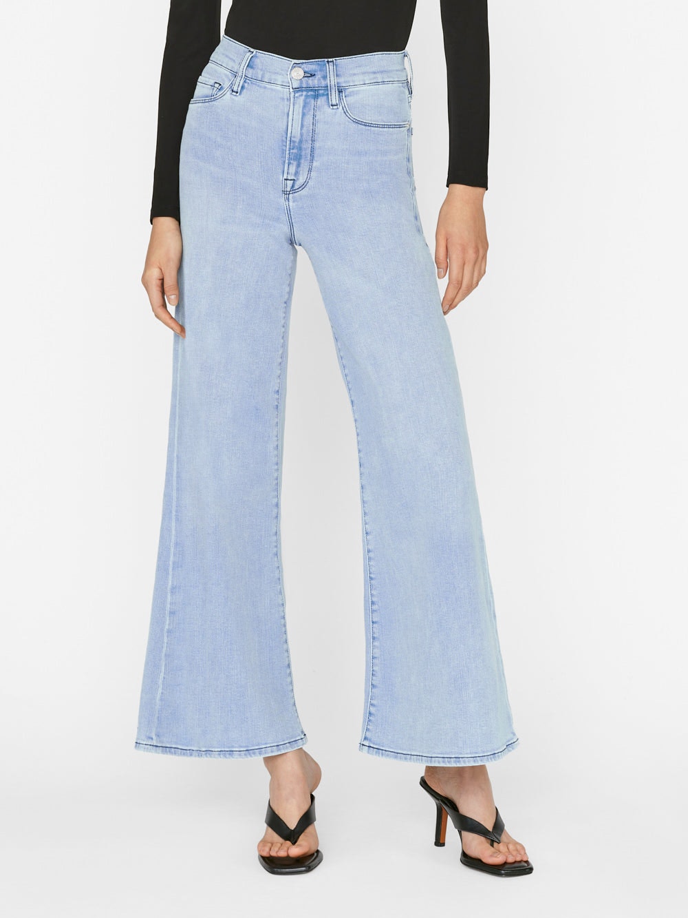 Jeans 7/8 crop light Palazzo