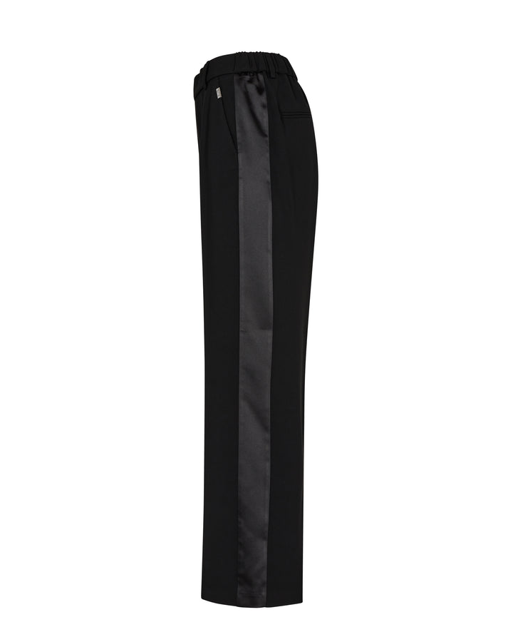 Pantalon tuxedo avec bande satin Bai Leia