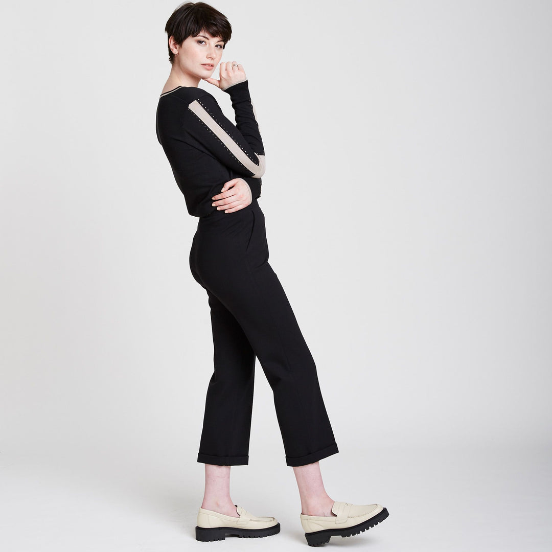 Pantalon noir taille gainante